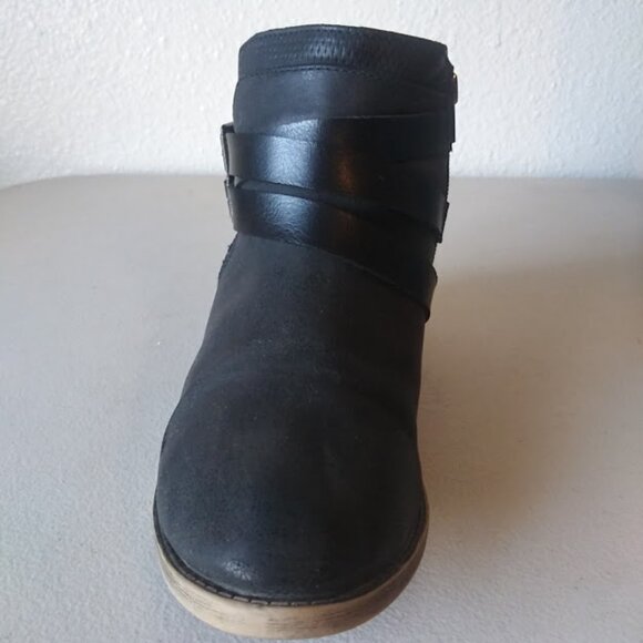 Jellypop women's size 7.5 black and brown ankle boots - Picture 3 of 13